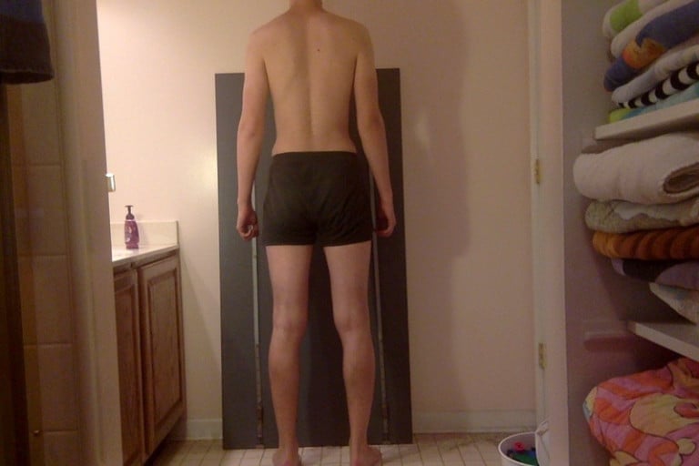 3 Pics of a 165 lbs 6 feet 4 Male Weight Snapshot