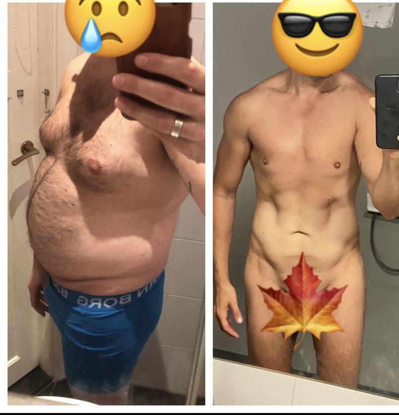 55 lbs Weight Loss Before and After 5'10 Male 204 lbs to 149 lbs
