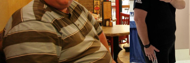 6 feet 4 Male Before and After 242 lbs Weight Loss 550 lbs to 308 lbs