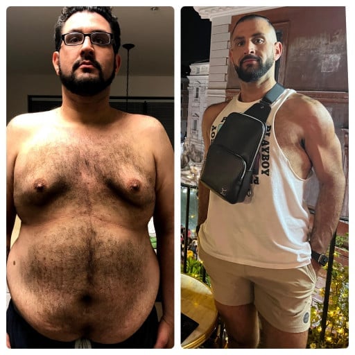 M/33/6’4” [350lbs > 218lbs = 122lbs] (16 months) Obese for 31 years, then realized I don’t love that for me.