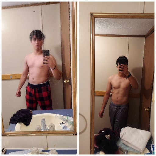 Progress Pics of 5 lbs Weight Loss 5'10 Male 164 lbs to 159 lbs