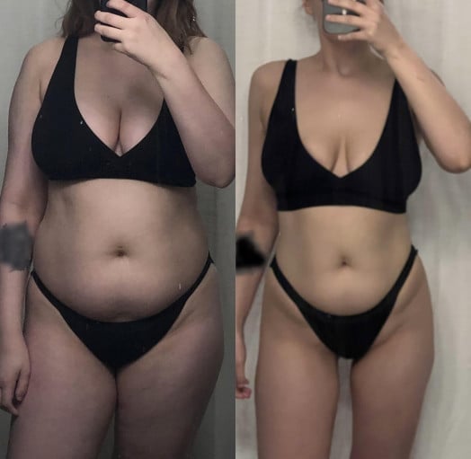 5'6 Female Progress Pics of 60 lbs Weight Loss 198 lbs to 138 lbs