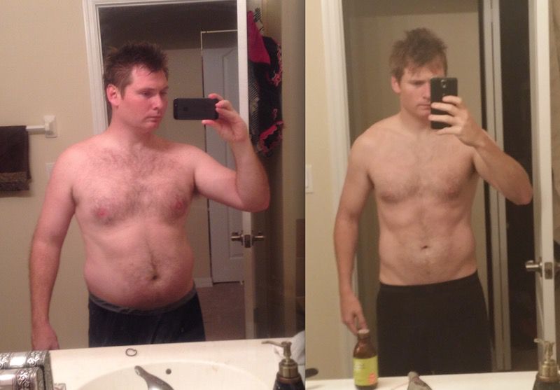 45 lbs Weight Loss 5 foot 8 Male 205 lbs to 160 lbs