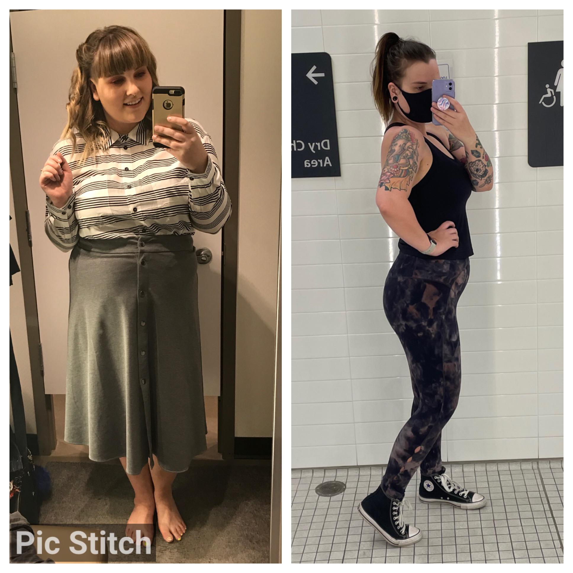 5'9 Female Progress Pics of 51 lbs Weight Loss 238 lbs to 187 lbs