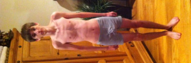 4 Pictures of a 101 lbs 5'10 Male Fitness Inspo