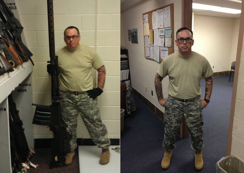 Progress Pics of 50 lbs Fat Loss 5 foot 7 Male 220 lbs to 170 lbs