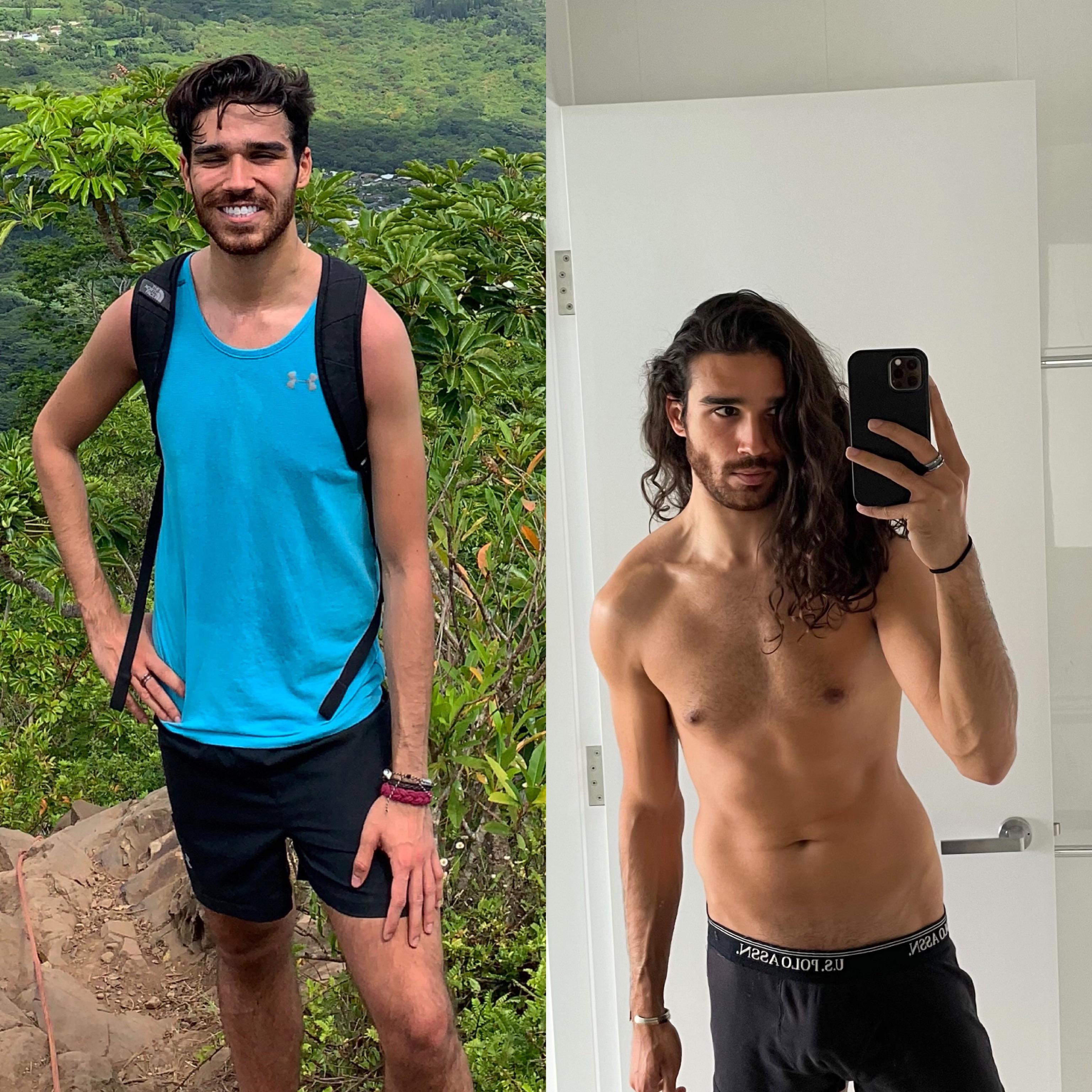 6-foot-male-before-and-after-4-lbs-muscle-gain-154-lbs-to-158-lbs