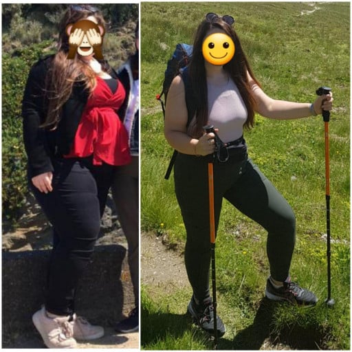 5'3 Female Progress Pics of 81 lbs Fat Loss 258 lbs to 177 lbs