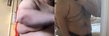 Before and After 143 lbs Weight Loss 6 feet 1 Male 425 lbs to 282 lbs