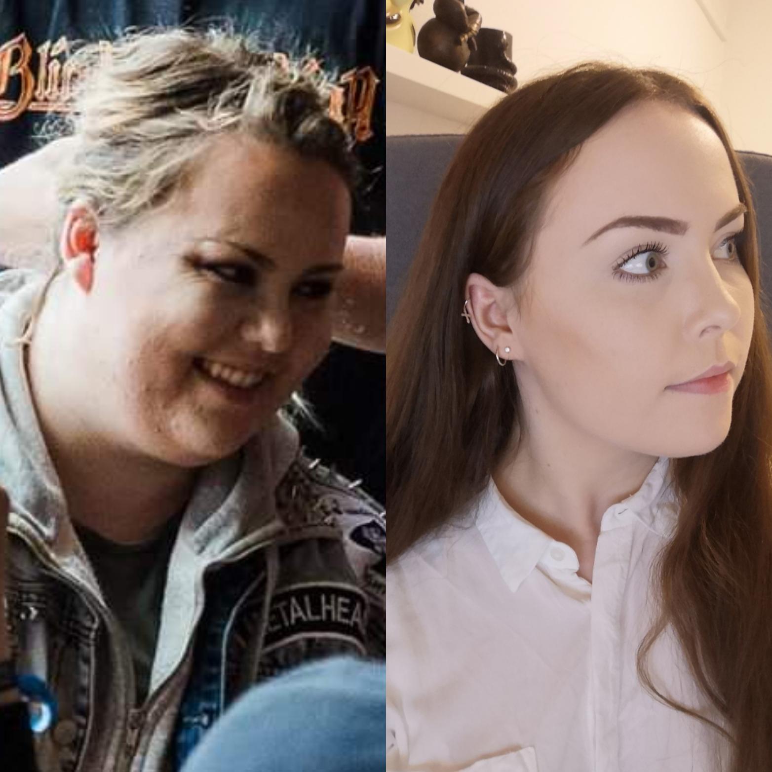 5'8 Female Progress Pics of 74 lbs Weight Loss 240 lbs to 166 lbs