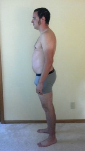 A progress pic of a 6'0" man showing a snapshot of 205 pounds at a height of 6'0
