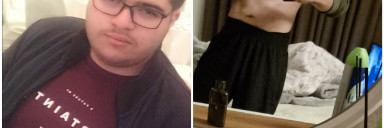 118 lbs Weight Loss Before and After 5 feet 8 Male 256 lbs to 138 lbs