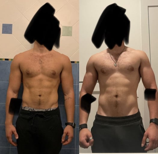 1 Photo of a 160 lbs 5 foot 8 Male Weight Snapshot