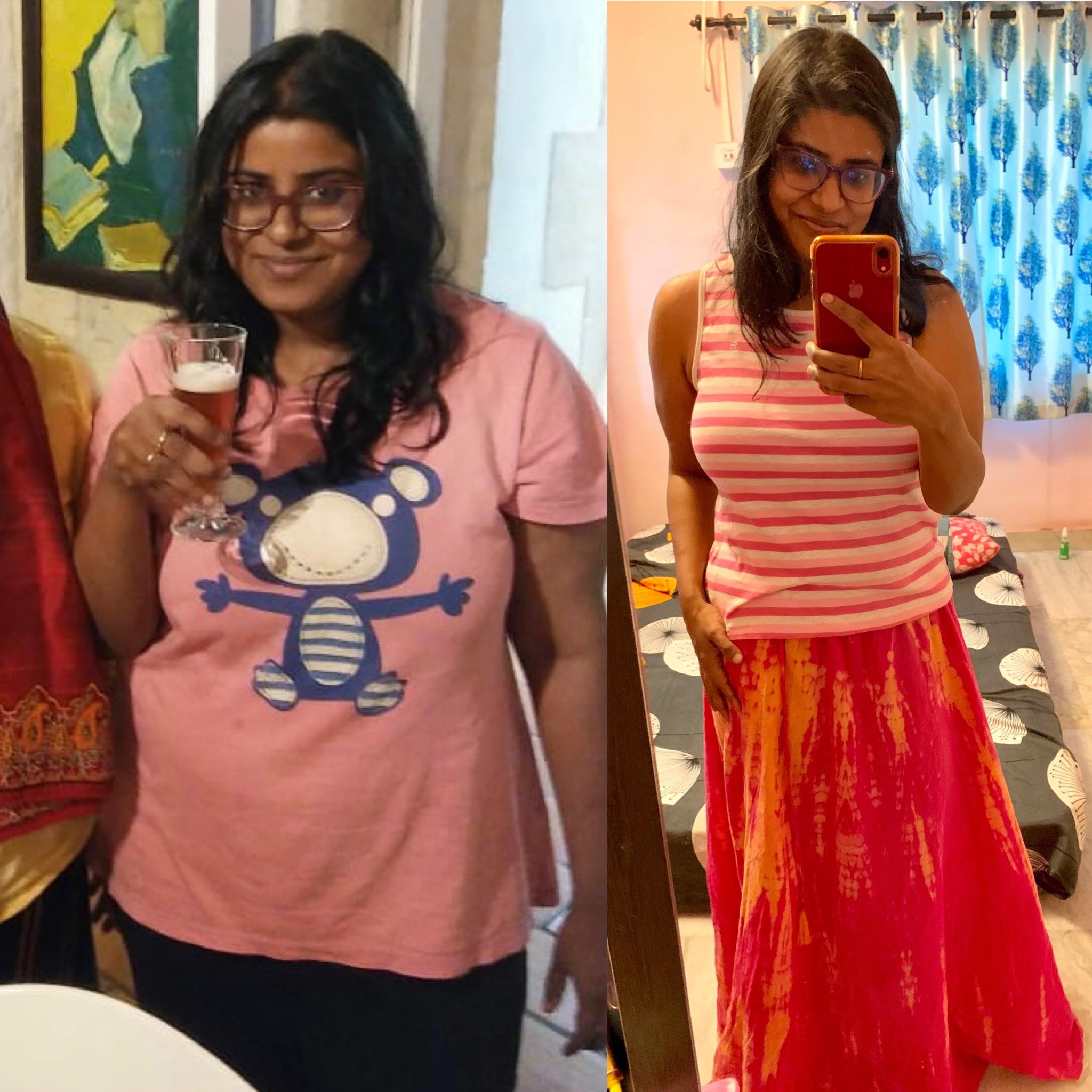 5 feet 3 Female Progress Pics of 62 lbs Weight Loss 205 lbs to 143 lbs