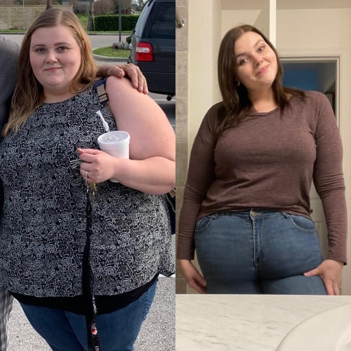 5 foot 6 Female Progress Pics of 146 lbs Fat Loss 356 lbs to 210 lbs