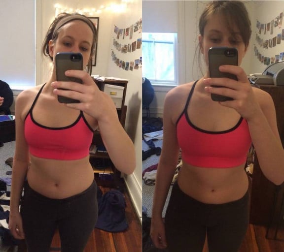 F/22/5'3" [115lbs > 120lbs = 5lbs] (1 month) Nothing to lose, muscle to gain