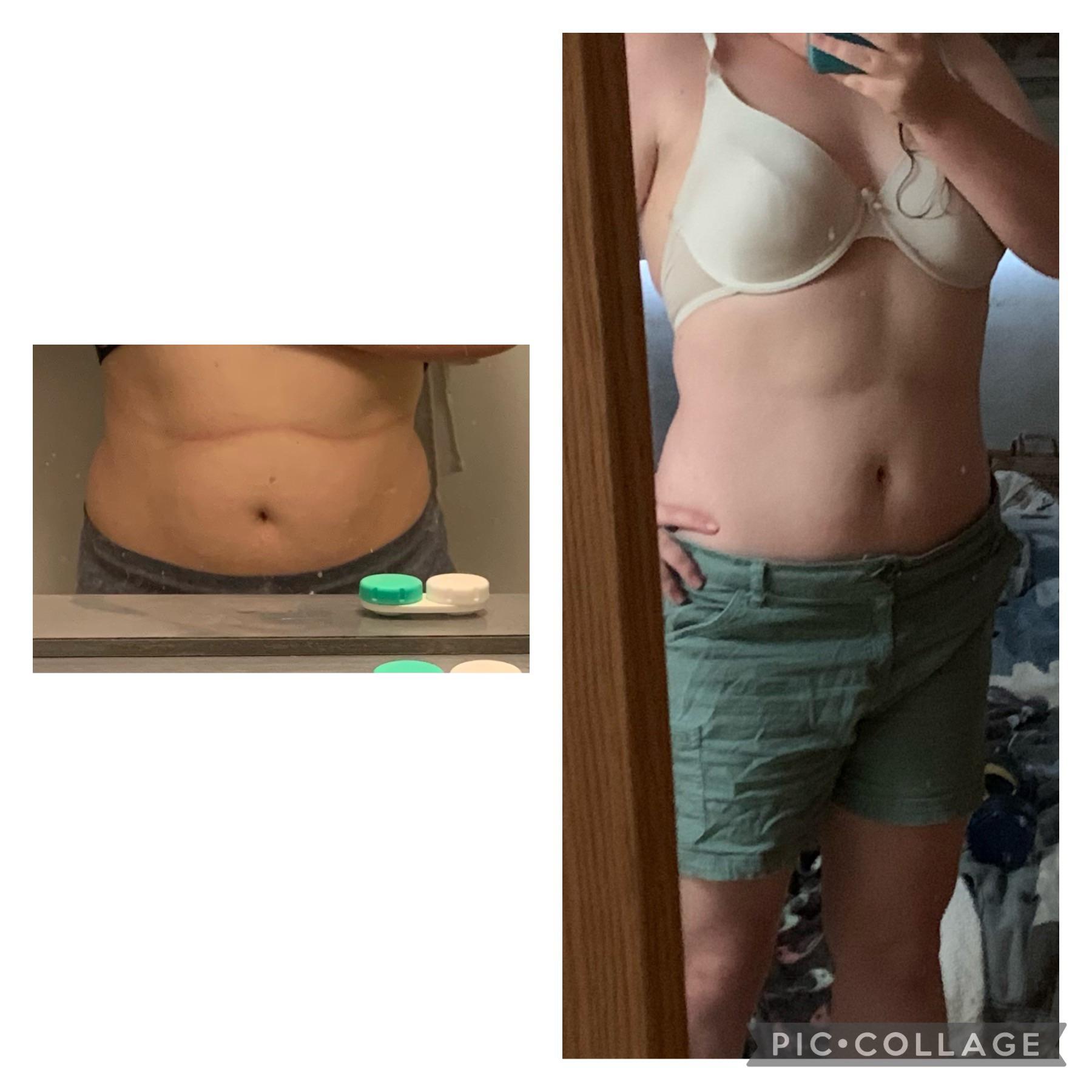 25 lbs Weight Loss 5 feet 7 Female 185 lbs to 160 lbs