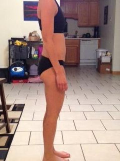 3 Pictures of a 106 lbs 5 feet 3 Female Weight Snapshot