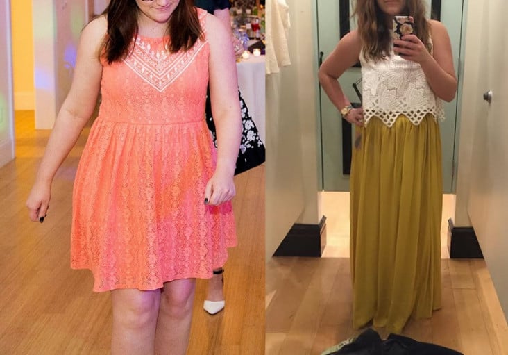 25 Year Old Woman Loses 21Lbs in 2.5 Months, Halfway to Her Goal!