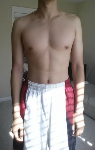 A progress pic of a 6'0" man showing a snapshot of 160 pounds at a height of 6'0