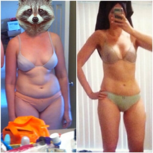 F/30/5'7 (158 lbs to 137 lbs) 3 months ago today I started keto. Here's my first progress pic. NSFWish (but why are you at work today anyway?!)