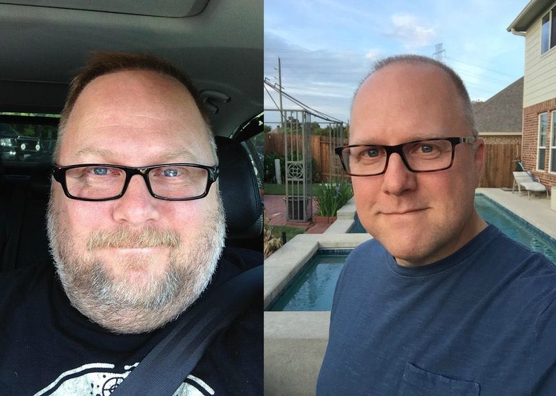 Progress Pics of 85 lbs Weight Loss 5 foot 7 Male 289 lbs to 204 lbs