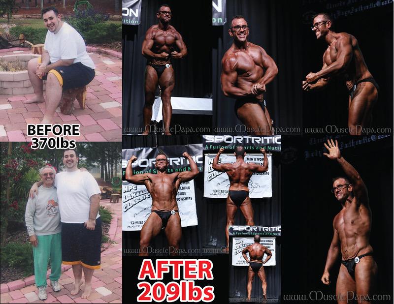 Progress Pics of 161 lbs Weight Loss 6 foot Male 370 lbs to 209 lbs
