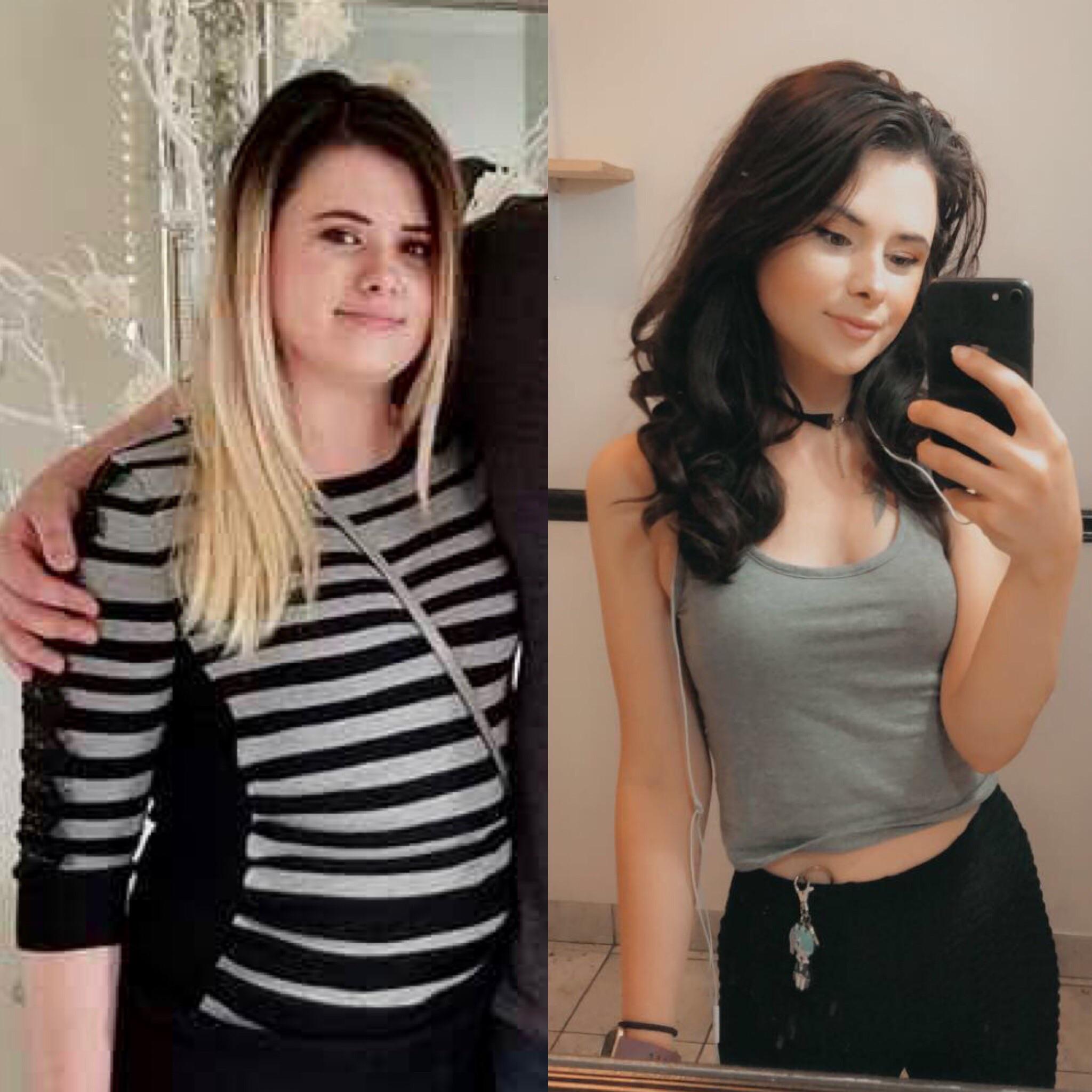 5'3 Female 47 lbs Weight Loss Before and After 158 lbs to 111 lbs