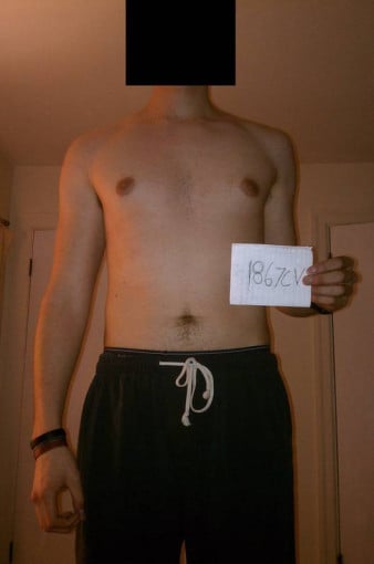A photo of a 6'2" man showing a snapshot of 175 pounds at a height of 6'2