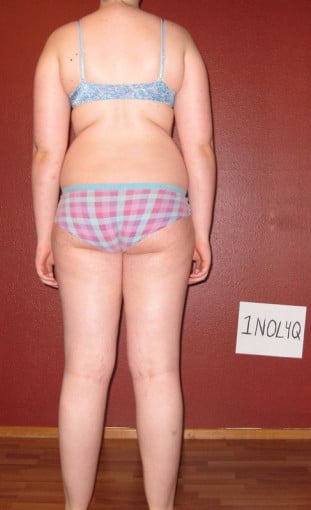 A progress pic of a 5'9" woman showing a snapshot of 190 pounds at a height of 5'9