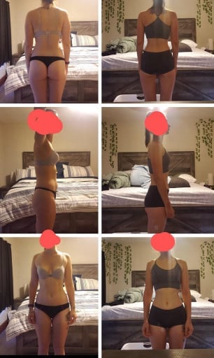 F/27/5'7" [145 lbs > 130 lbs = 15 lbs] (2 years) - I started working out and dieting 2 years ago, I felt like I hadn't made much progress until I looked at a side by side