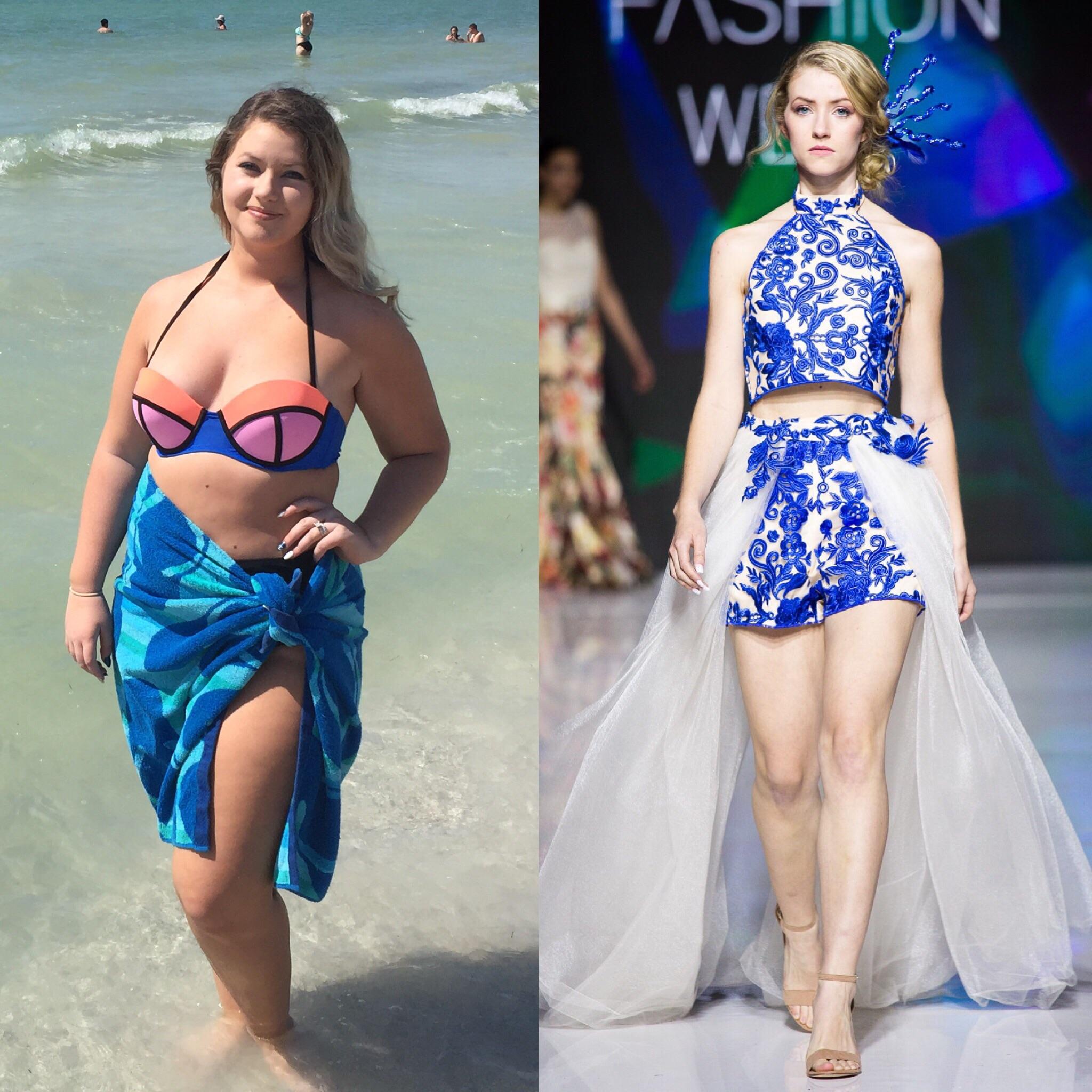 5 feet 7 Female Before and After 90 lbs Weight Loss 212 lbs to 122 lbs