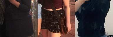 Before and After 39 lbs Weight Loss 4 foot 10 Female 172 lbs to 133 lbs