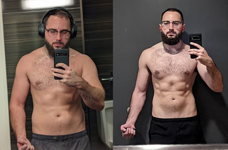 M/31/5'11" [185lbs to 170lbs] January 1st to Today - Quit Vaping, Started Fasting, Started Lifting More