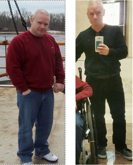5'2 Male 52 lbs Fat Loss Before and After 207 lbs to 155 lbs