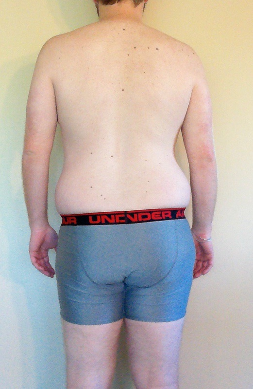 3 Pictures of a 245 lbs 6 foot Male Weight Snapshot