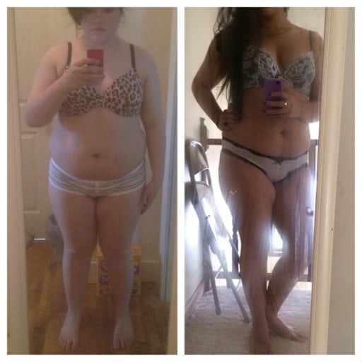 Female/20/5'6/256 to 206: 50 Pound Weight Loss Journey!
