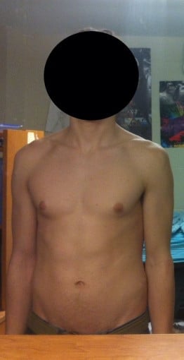 A progress pic of a 6'0" man showing a snapshot of 155 pounds at a height of 6'0