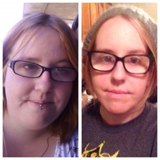 Before and After 114 lbs Weight Loss 5'9 Female 290 lbs to 176 lbs