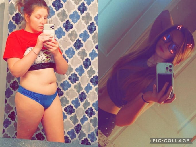 5'6 Female Progress Pics of 36 lbs Weight Loss 171 lbs to 135 lbs