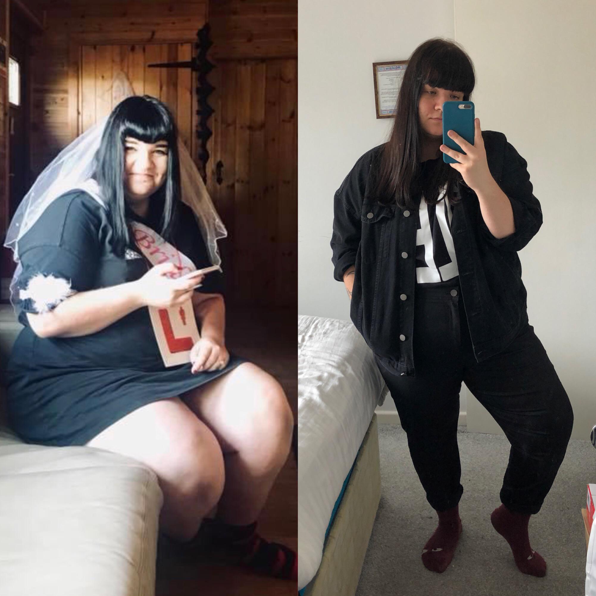 5 foot 6 Female Progress Pics of 42 lbs Fat Loss 320 lbs to 278 lbs