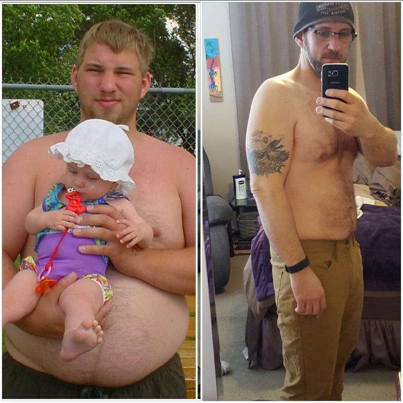 77 lbs Fat Loss 5 foot 9 Male 265 lbs to 188 lbs