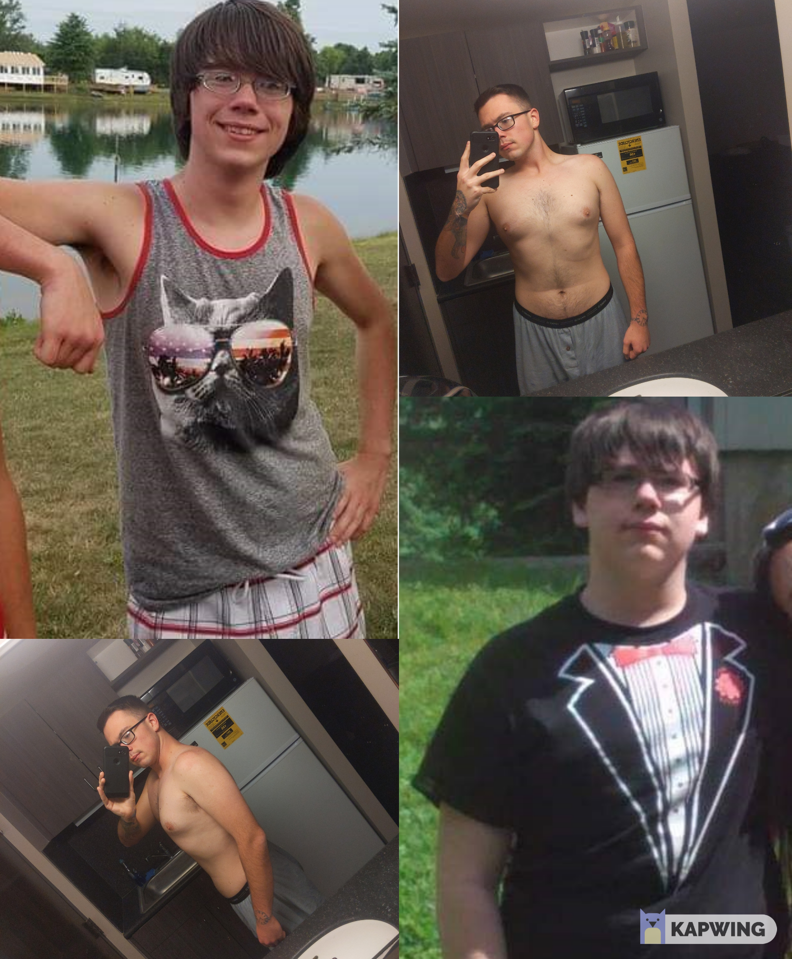 Progress Pics of 50 lbs Fat Loss 5'11 Male 230 lbs to 180 lbs