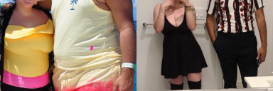 Before and After 69 lbs Weight Loss 4 feet 11 Female 195 lbs to 126 lbs