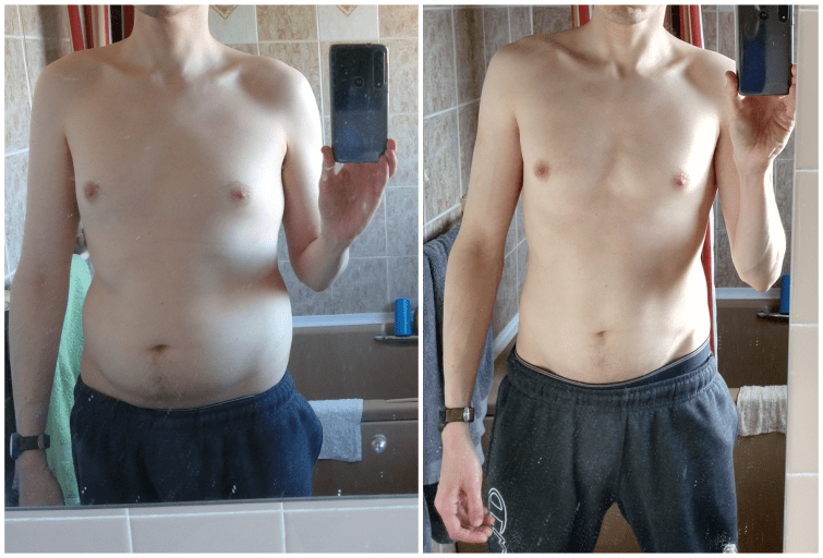 5'11 Male Progress Pics of 1 lbs Weight Gain 143 lbs to 144 lbs