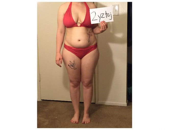 25 Year Old Female Loses Pounds Despite Holiday Eating!