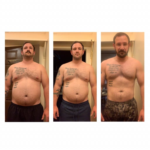 Progress Pics of 60 lbs Weight Loss 5 feet 8 Male 235 lbs to 175 lbs