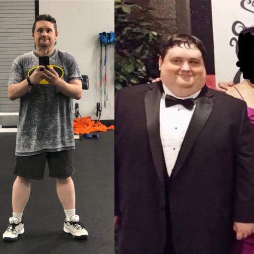 5 foot 6 Male Progress Pics of 141 lbs Weight Loss 334 lbs to 193 lbs
