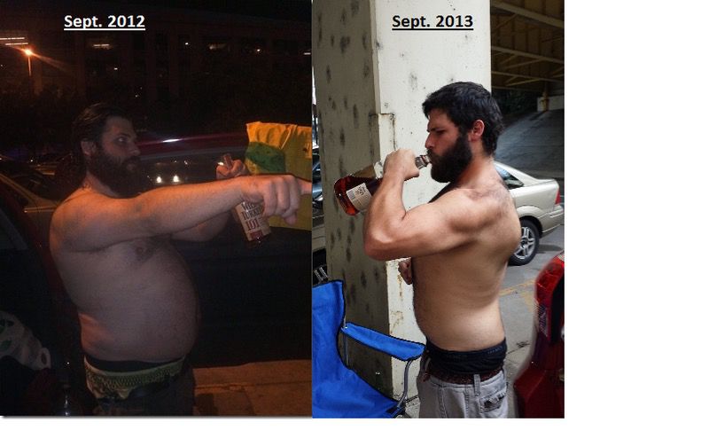 5 foot 11 Male Progress Pics of 63 lbs Fat Loss 258 lbs to 195 lbs
