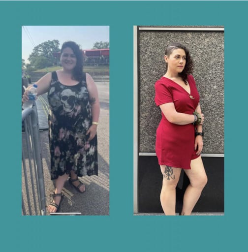 Progress Pics of 108 lbs Fat Loss 5'3 Female 261 lbs to 153 lbs